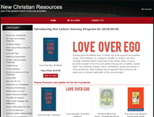 Tablet Screenshot of newchristianresources.org